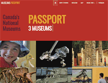 Tablet Screenshot of museumspassport.ca
